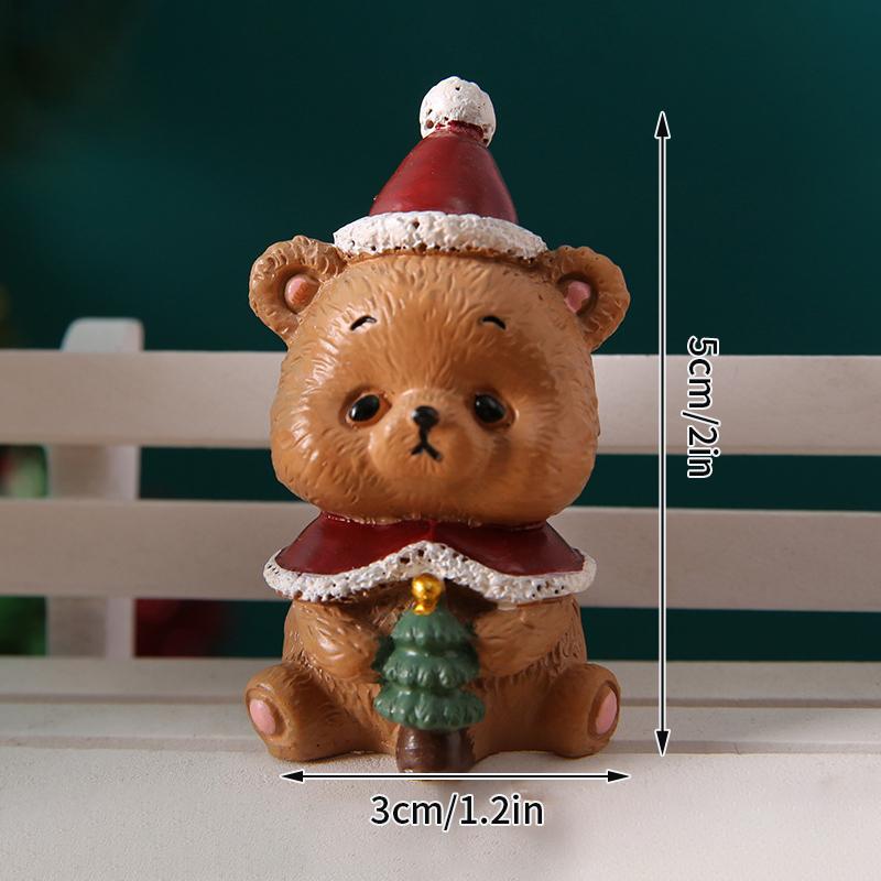 Christmas Decorations Desk Accessories Cute Santa Claus Christmas Tree Ornaments Party Photo Props Christmas Figures