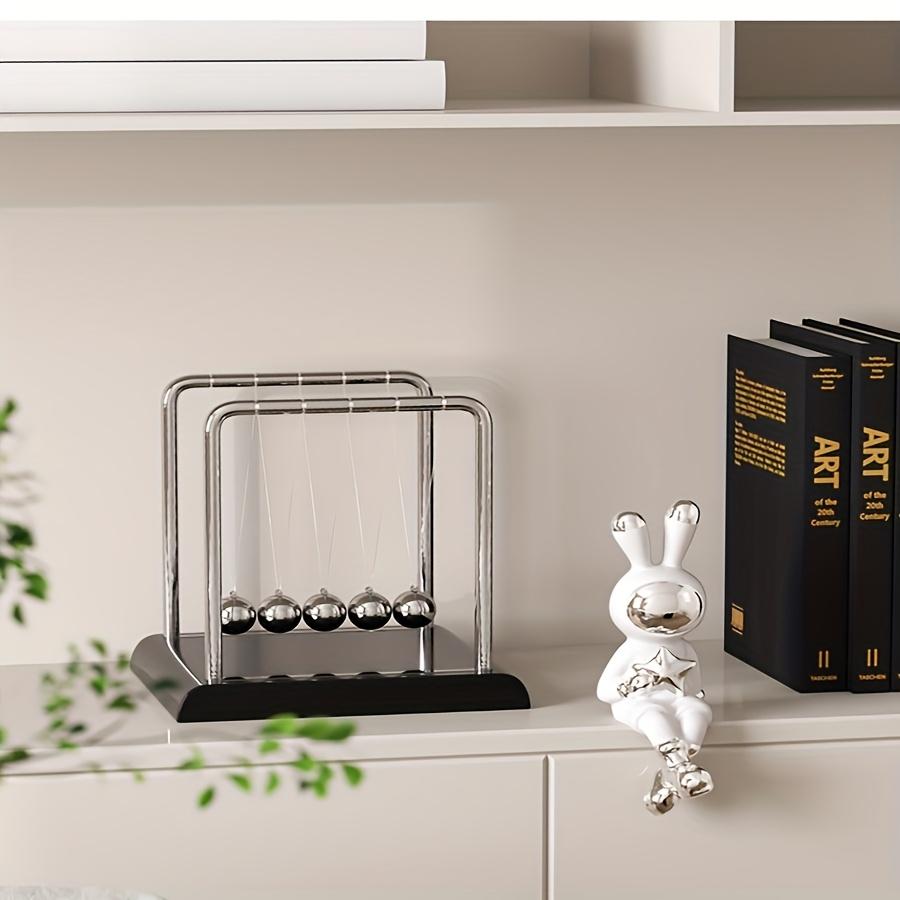 Балансировочный шар «Колыбель Ньютона» — украшение для офисного стола, украшение для демонстрации физических явлений, повседневный настольный аксессуар, незаряженная пластиковая конструкция