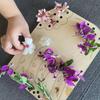 Diy Wooden Flower Arrangement Board Flower Stand Flower Leaf Collector Board Diy Plant Arrangement Display Home Decoration