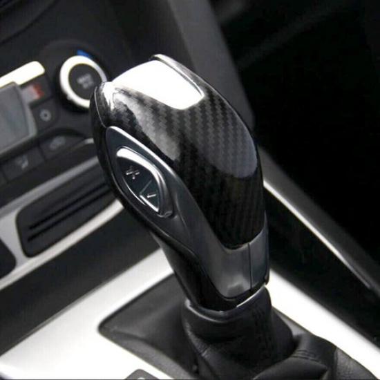 Накладка на ручку переключения передач из углеродного волокна для Ford Escape Kuga 2013-