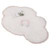 Princess Bedside Cloud Rug: Soft, Irregular Shaped Carpet for Bedroom or Living Room