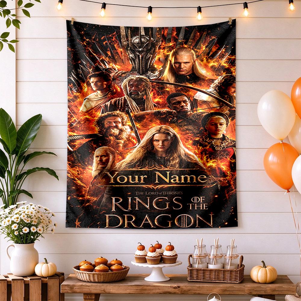 Lord Rings Custom Wall Tapestry Wall Tapestry Ultra-Soft Perfect for Office Wall Ideal for All Seasons Gifts For Family Or Friends