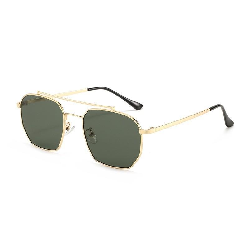 Modern Metal Frame Square Sunglasses For Men Women Uv400 Uv Protection Driving And Outdoor Wear