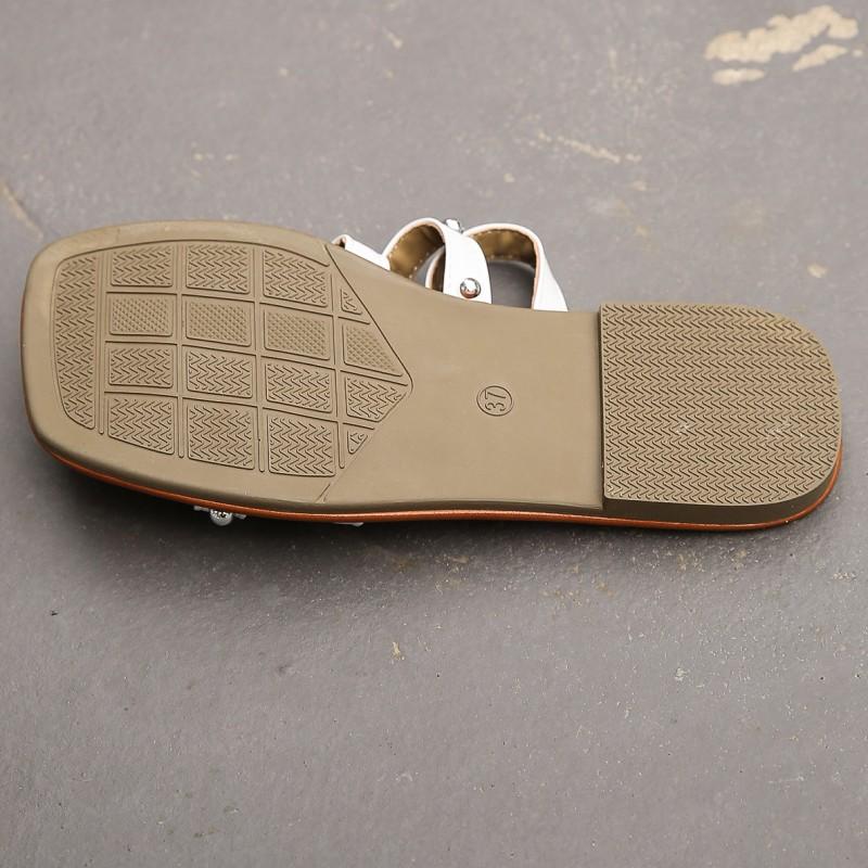 Женские шлепанцы на плоской подошве с застежкой на носок, тапочки, пляжная обувь, повседневные сандалии, летняя модная прогулочная женская обувь, шлепанцы с открытой пяткой