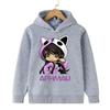 Anya Forger Cute Girls Hoodies Cartoon SPY X FAMILY Printed Kids Sweatshirt Hoodies Children's Clothing Girls Spring Autumn Coat