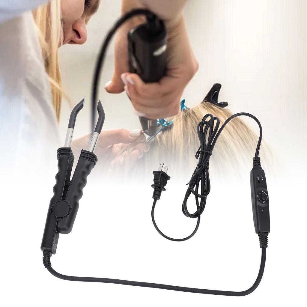 Fusion Hair Extensions Tool Flat Shape Professional Temperature Adjustable Keratin Fusion Heat Iron 