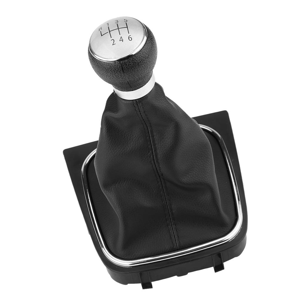 6 Speed Car Gear Shift Knob Lever Stick Gaitor Boot Cover for  Golf 6 MK5 MK6 Jetta 2005 2014