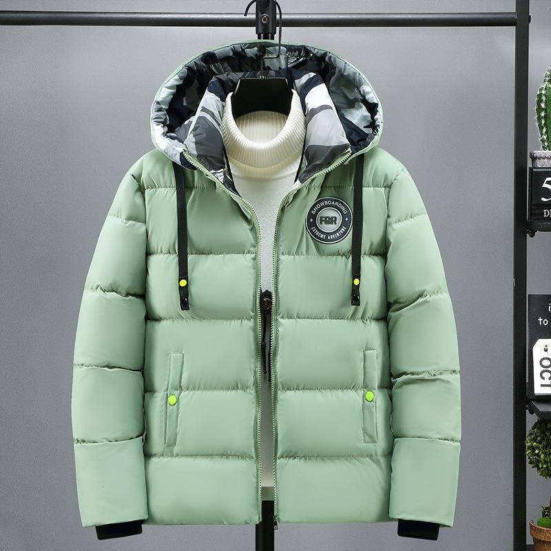 Detachable Hooded Cold Resistant Men's Winter Cotton Jacket Thickened Warmth Lightweight Casual Loose Comfort Cotton Jacket