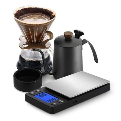 Кухонные весы для кофе, портативные, высокоточные, 2 кг/0,1 г, ЖК-дисплей с батарейным питанием, электронные цифровые весы для кофе, чая, принадлежности для выпечки