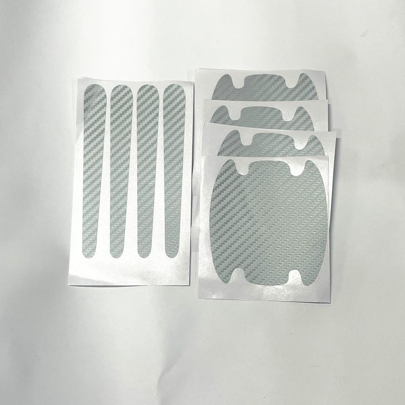 8 шт./компл. Универсальные наклейки для защиты от царапин на чашки ручек дверей автомобиля, прозрачная защита от столкновений для ручек автомобиля