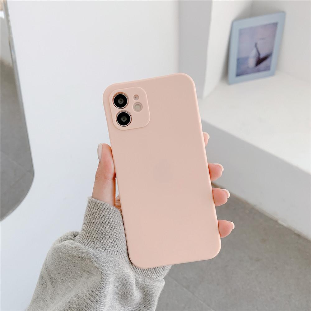 Soft Silicone Cases For Samsung Galaxy S8 S9 S10 Plus S10 Lite S20 S21 FE S22 S23 Ultra Note10 Plus Note 20 Square Phone Cover