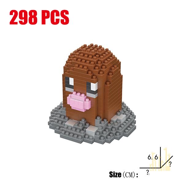 Дети Мальчики Симпатичные DIY Фигурки Модель Микро Игрушечные Блоки Детские Развивающие Строительные Блоки Подарки Аксессуары (Не Лего)