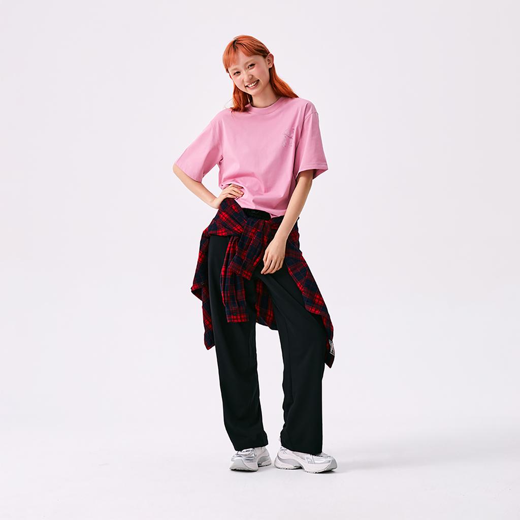 Новая коллекция MLB MONOGRAM Футболка New York Yankees SS25 Унисекс Розовый 3ATSM0953-50PKP