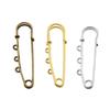 Metal Wrap-Around Large Safety Pin Brooch for DIY Handmade Jewelry Accessories