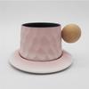 Retro Ceramic Cup Mug Style Simple Afternoon Tea Cup Creative Coarse Pottery Coffee Cup Saucer Set