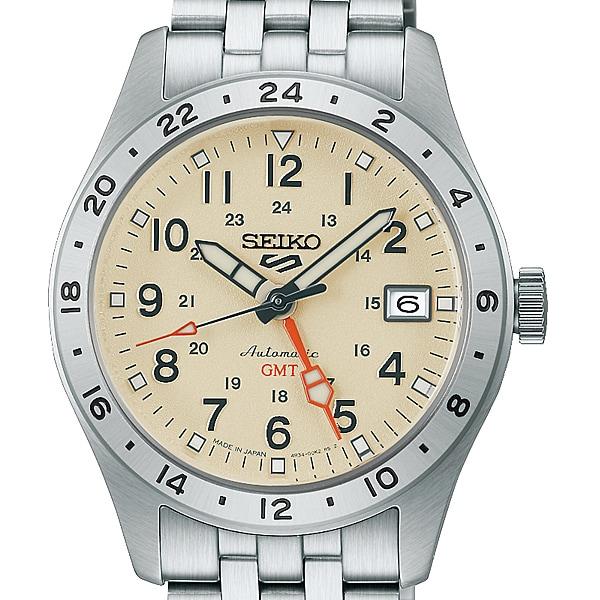 Seiko 5 Sports Field Series Mechanical GMT Men's Metal Band HDB002J Wrist Watch
