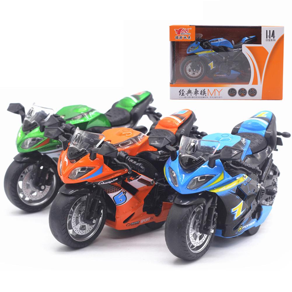 With Pull Music Motorcycle Model Learning Simulation Kids Toy