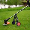 Lawn Mower Support Wheel Adjustable Weed Trimmer Auxiliary Wheels Garden Lawn Mower Cutter Replacement Power Tool
