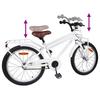 Kids  Bike 18 Inches for Ages 5 7 White
