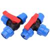 1Pcs Ball Valve 20/25/32/40/50mm 20mm-50mm Black+Blue