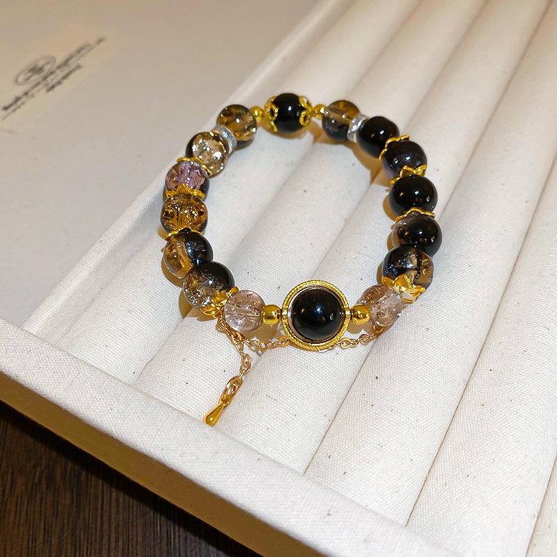 Natural Stone Bracelets Sweet Dopamine Pearl Baroque Bracelets Simple Collarbone Chain Fashionable Temperament Accessory