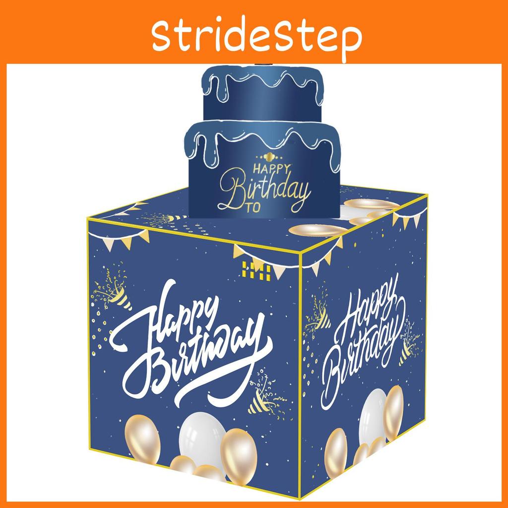 Blue Birthday Number Gift Box For Anniversary Celebrations And Event Decor