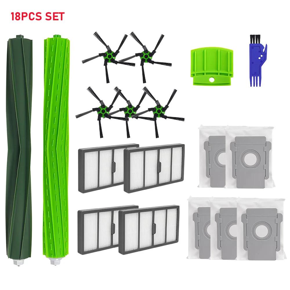 For iRobot Roomba S9(9150) S9+ S9 Plus(9550) Series Vacuum Cleaner Rubber Roller Brushes HEPA Filter Vacuum Bags Main Side Brush