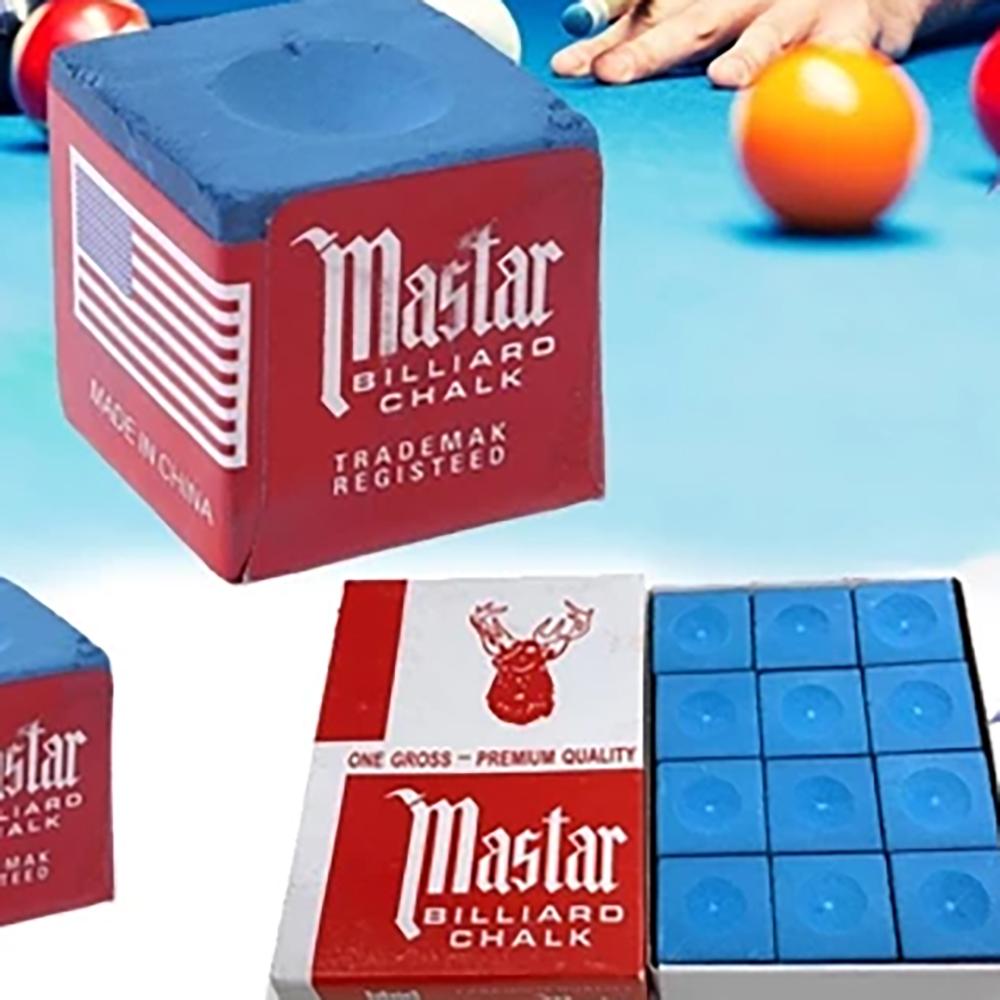 12 шт. Меловой мелок Master Chalk Мелок для бильярда Мел для бильярда Бильярдный кий