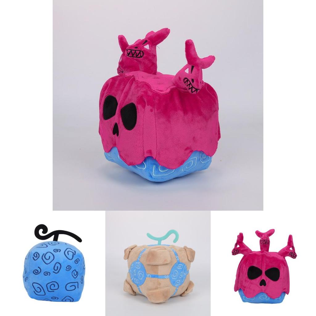 Мягкая игрушка Blox Fruits в коробке с леопардовым принтом фиолетового цвета. Мягкое и пушистое чучело для детей, высота 15 см