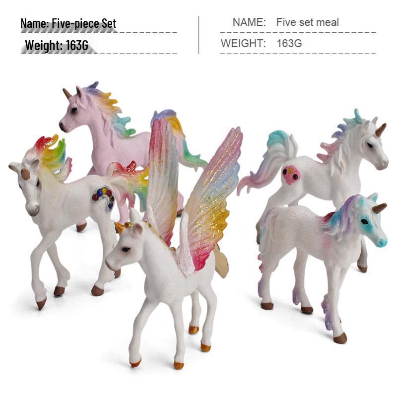 Pegasus Unicorn Set: Rainbow Wings Cognitive Toys for Children