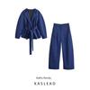 Kaslead New Arrival Women's Clothing Fashion Style Kimono Outwear Suit Matchet Pants 3544621 3539621