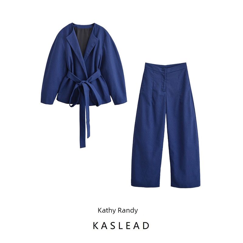 Kaslead New Arrival Women's Clothing Fashion Style Kimono Outwear Suit Matchet Pants 3544621 3539621