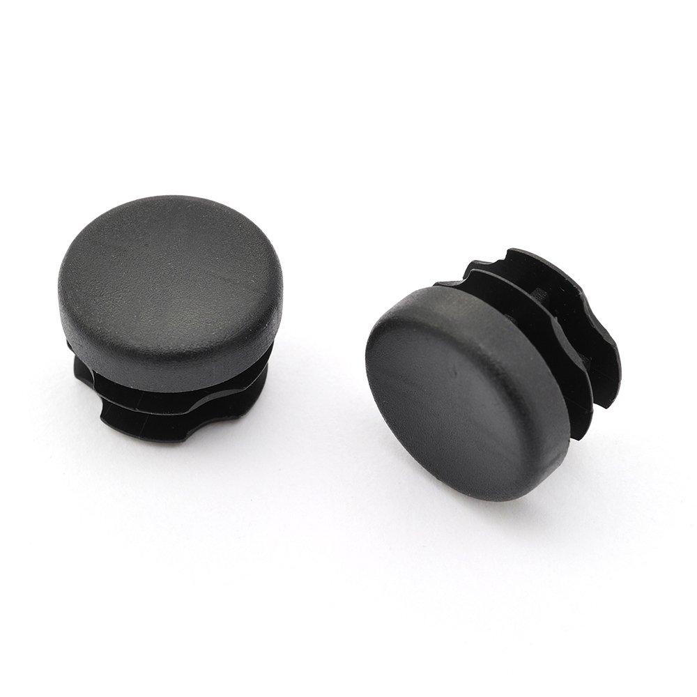 Daytona 94535 Motorcycle Rear Carrier/Engine Guard Repair Product for 0.6 inch (15.9 mm) Pipes, End Cap, 2 Pieces