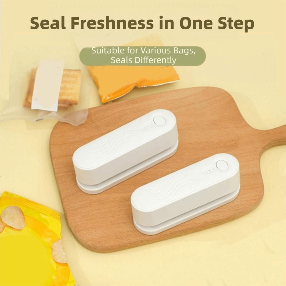 Plastic Snack Bag Sealing Machine Mini Plastic Bags Sealer Practical Heat Sealer for Kitchen