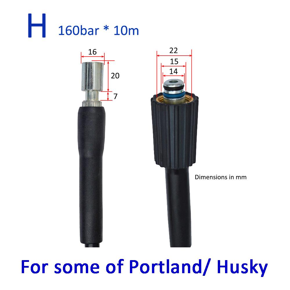 10m High Pressure Washer Hose Car Wash Water Cleaning Hose Extension Hose Cord Pipe for Bort HAMMER Huter Kohler Daewoo Sterwins