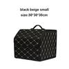 Car Multiuse Tools Storage Bag Car Trunk Organizer Box Stowing Tidying Leather Folding For Emergency Storage Box