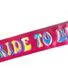 Bridal Sash for Bachelorette Party Decorations Bride To Be Gift Bridal Shower Wedding Bride To Be Sash Photo Props