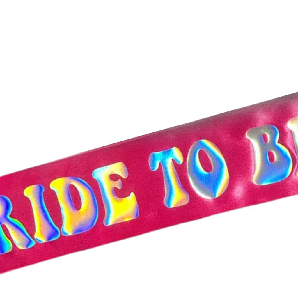 Bridal Sash for Bachelorette Party Decorations Bride To Be Gift Bridal Shower Wedding Bride To Be Sash Photo Props