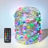 12 цветов в одном - Многоцветный светодиодный свет, 10 м, 100 ламп, Ультратонкий прямой, Питание от USB - Доступно 12 многоцветных вариантов - [COLORFURA]