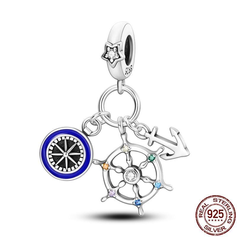 New In Copper Red Wine And Wine Glass Charm Beads Fit Bracelet Diy Pendant Woman Jewelry