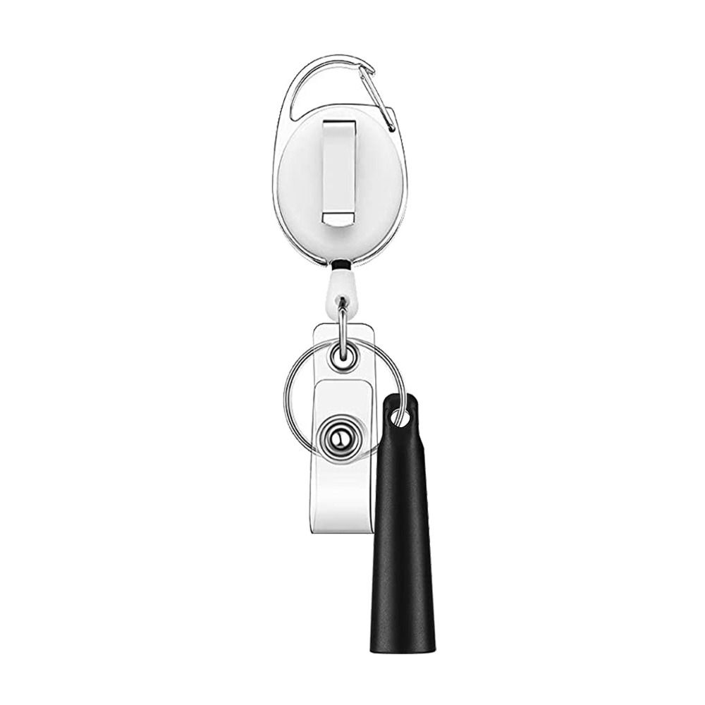 Elastic Pen Pull Holder Reel Retractable Pen Case Anti Lost Rope Pen Clip Carpenters