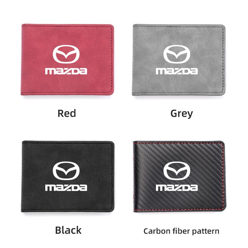 Car Driving Documents Case Credit Card Holder For Mazda 3 6 CX5 2 CX3 CX9 MX5 RX8 Axela Demio Atenza MS GJI