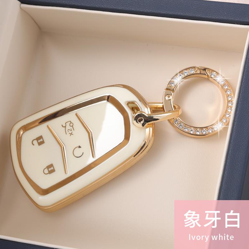 TPU Car Key Case Cover Protect Shell Bag For Cadillac ESV ATS-L XTS XT5 XT6 CTS CT5 CT6 ATS 28T SRX Escalade 2015 Accessories