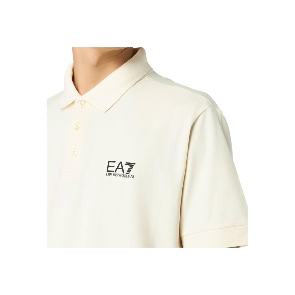 Emporio Armani Мужская футболка-поло EA7 с логотипом, узкого кроя, из эластичной ткани, топ 8NPF14-PJVQZ-1713