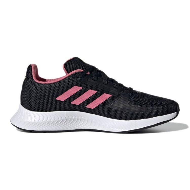 adidas Runfalcon 2.0 J Black Rose Tone Детские кроссовки Core-Black Pulse-Yellow GZ7420
