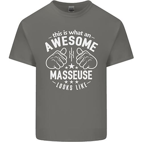 This Is What an Awesome Masseuse Looks Like Unisexs Cotton TShirt Tee Top