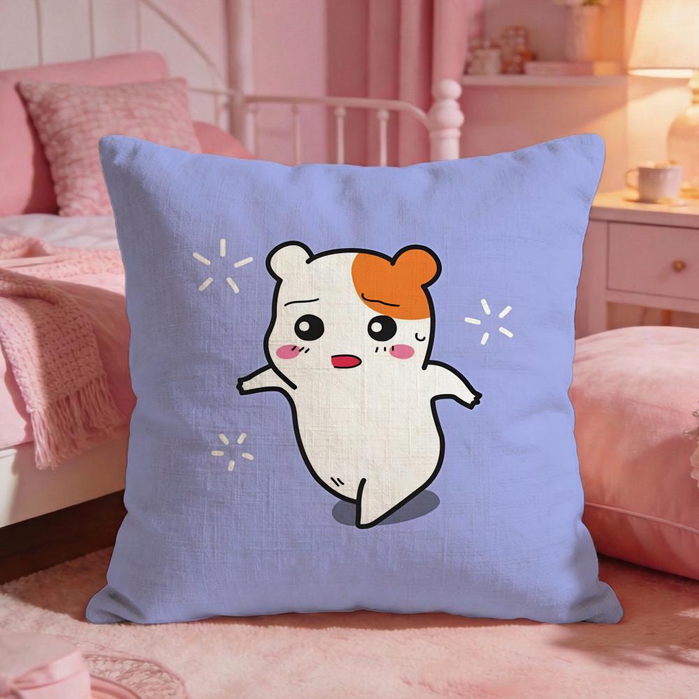 Oruchuban Ebichu Cushion Cover Premium Comfort Reversible Pillow Cove Two In One Design For Any Room Car Interior