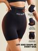 Women High Rise Boyshorts Panties Seamless Tummy Control Boxer Briefs Safety Shorts Shaperwear Panty Girdle Body Buiding Black Underwear