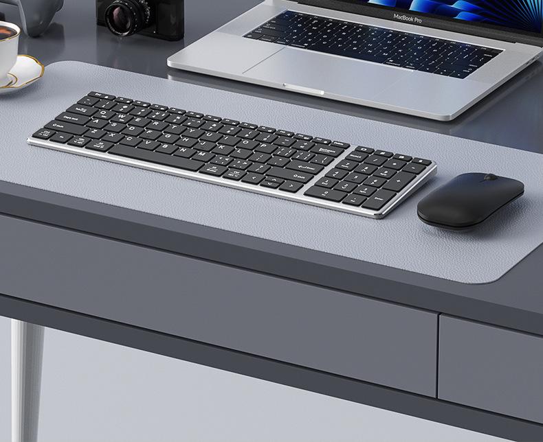 Hangshi HW236L-2 Ультратонкий Беспроводной Комплект Клавиатура и Мышь - Бесшумные Клавиши, Идеально для Офиса