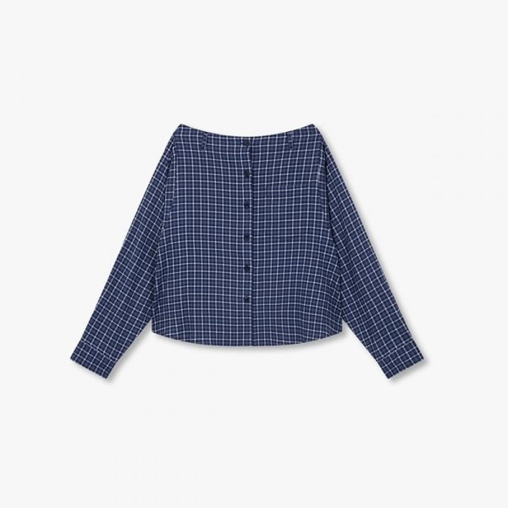 Studio Tomboy Two Way Check Shirt Skirt 9106221219ct